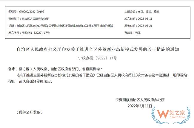 跨境政策.五十九|銀川市_銀川跨境電商綜試區關于跨境電商的扶持政策-貨之家